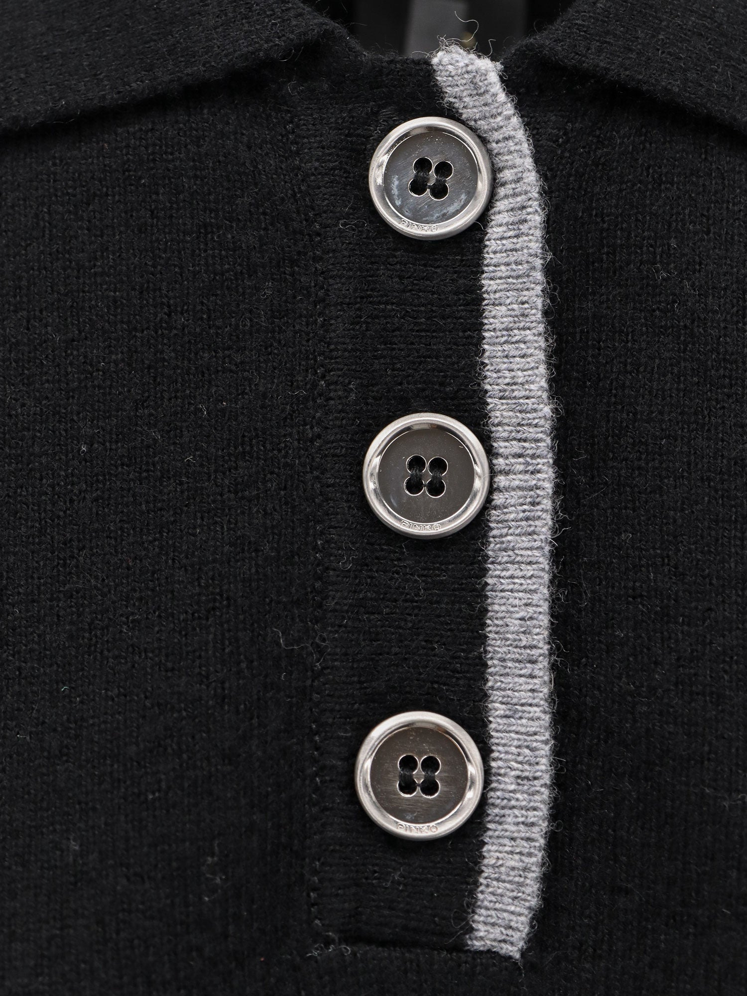 Pinko Gorgona Wool And Cashmere Polo Sweater - 3