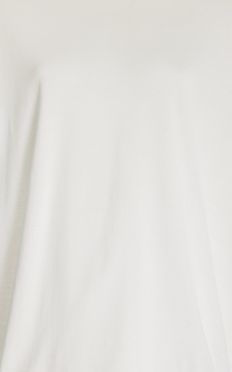 The Frankie Shop Harper Soft Organic Cotton T-Shirt white outlook