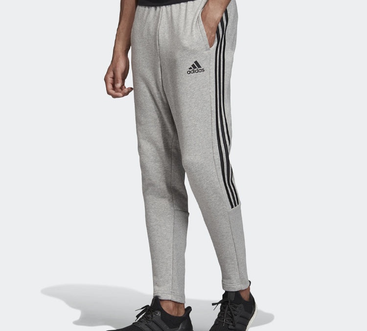 adidas Stripe Training Sports Long Pants Gray DQ1443 - 6