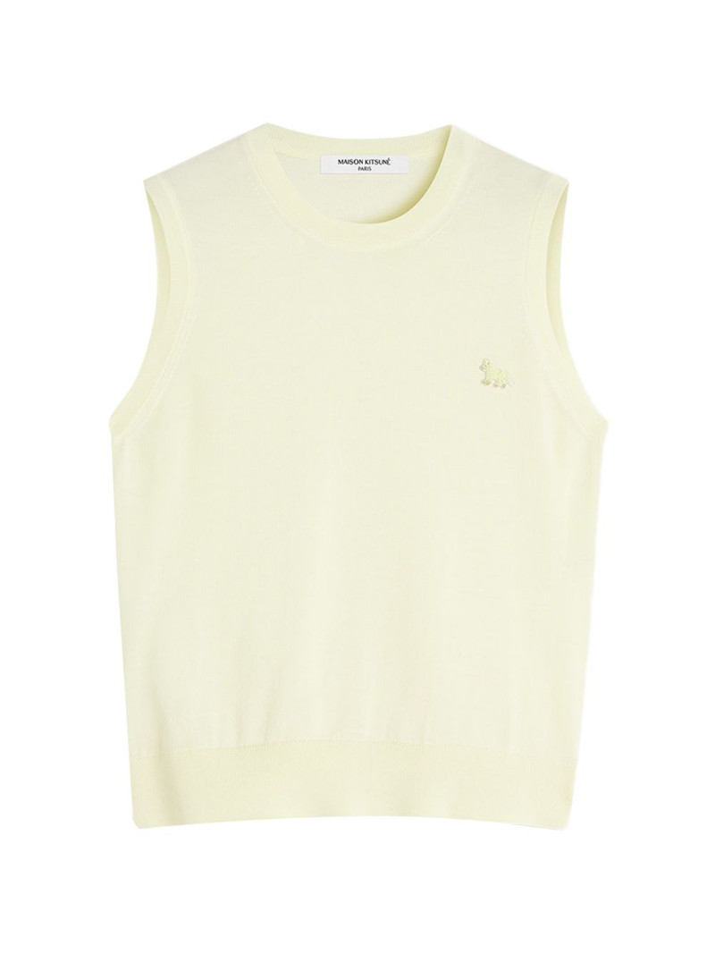 Baby Fox sleeveless sweater 1