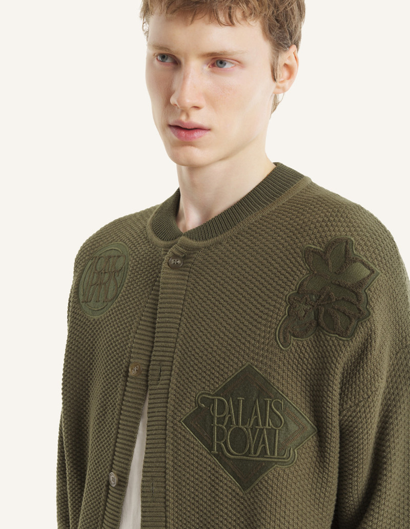 ART NOUVEAU STAMPS KNITTED BLOUSON 5