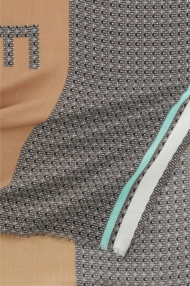 BOGNER Resi scarf in Brown/Black outlook