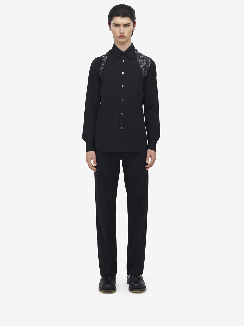 Feather Print Harness Shirt 3