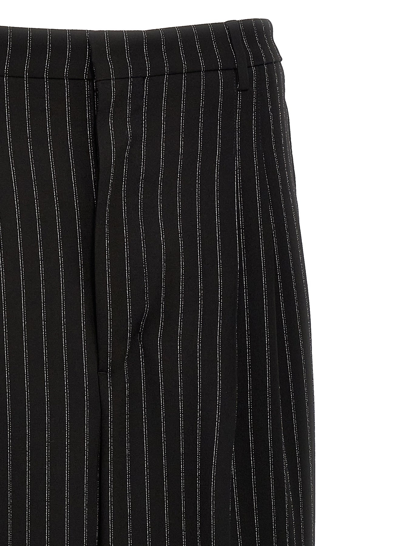 Pinstripe Pants White/Black - 3