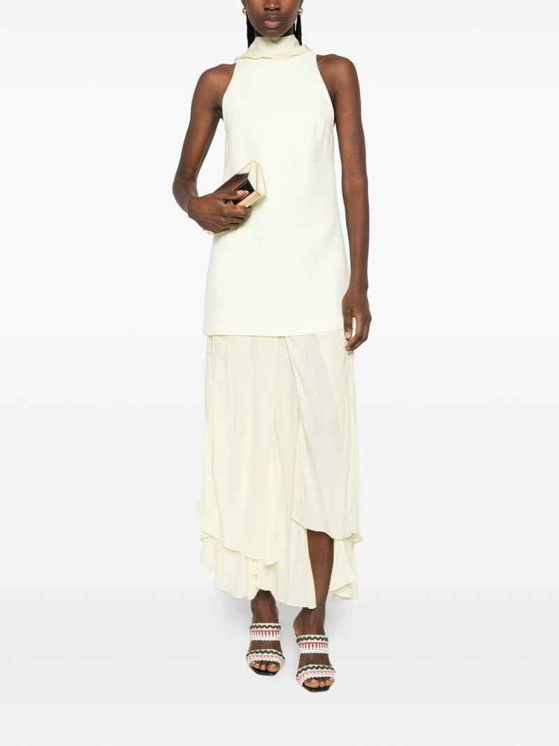 BRANDON MAXWELL sleeveless midi dress outlook