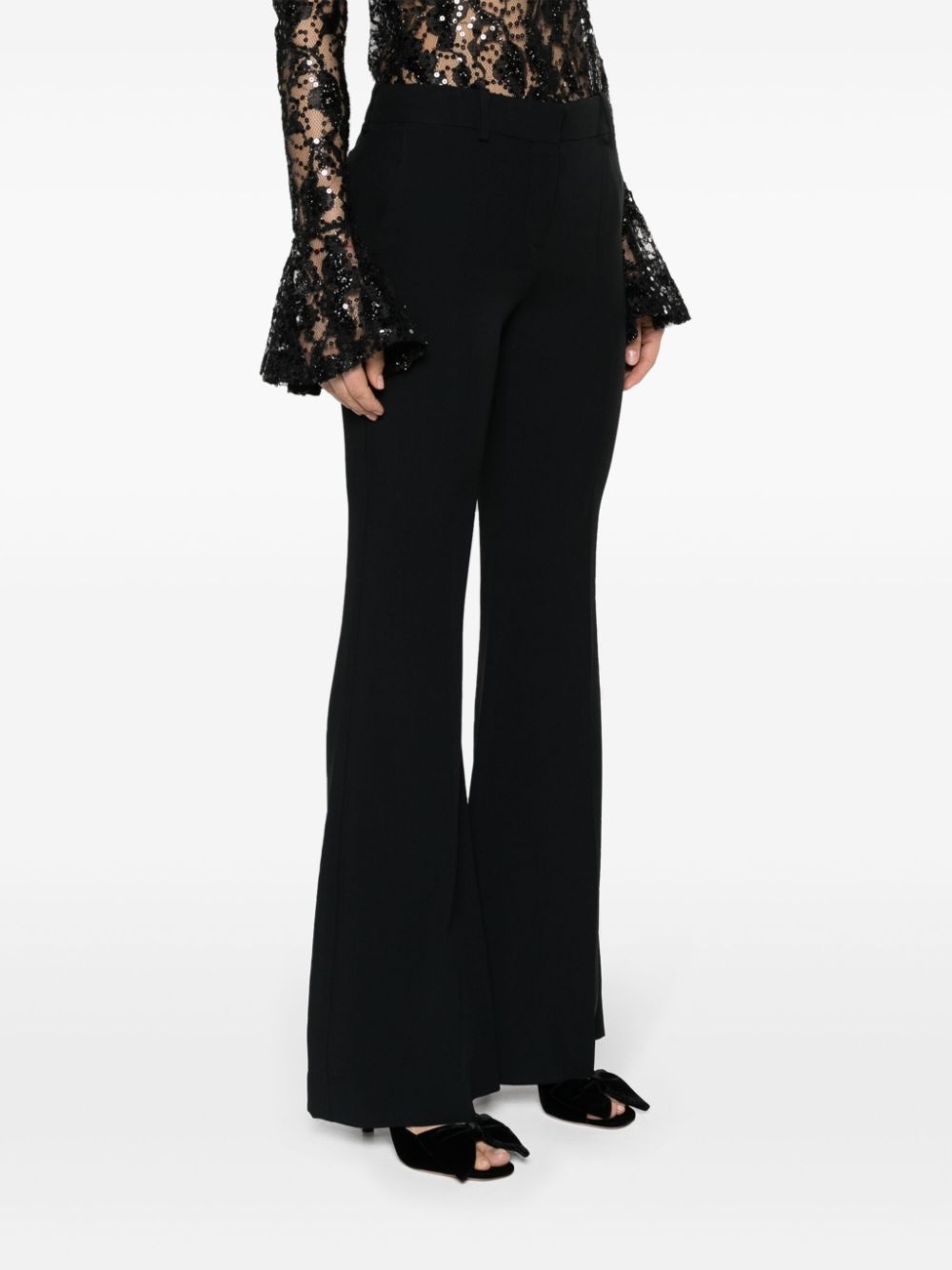 tailored flared trousers - 3