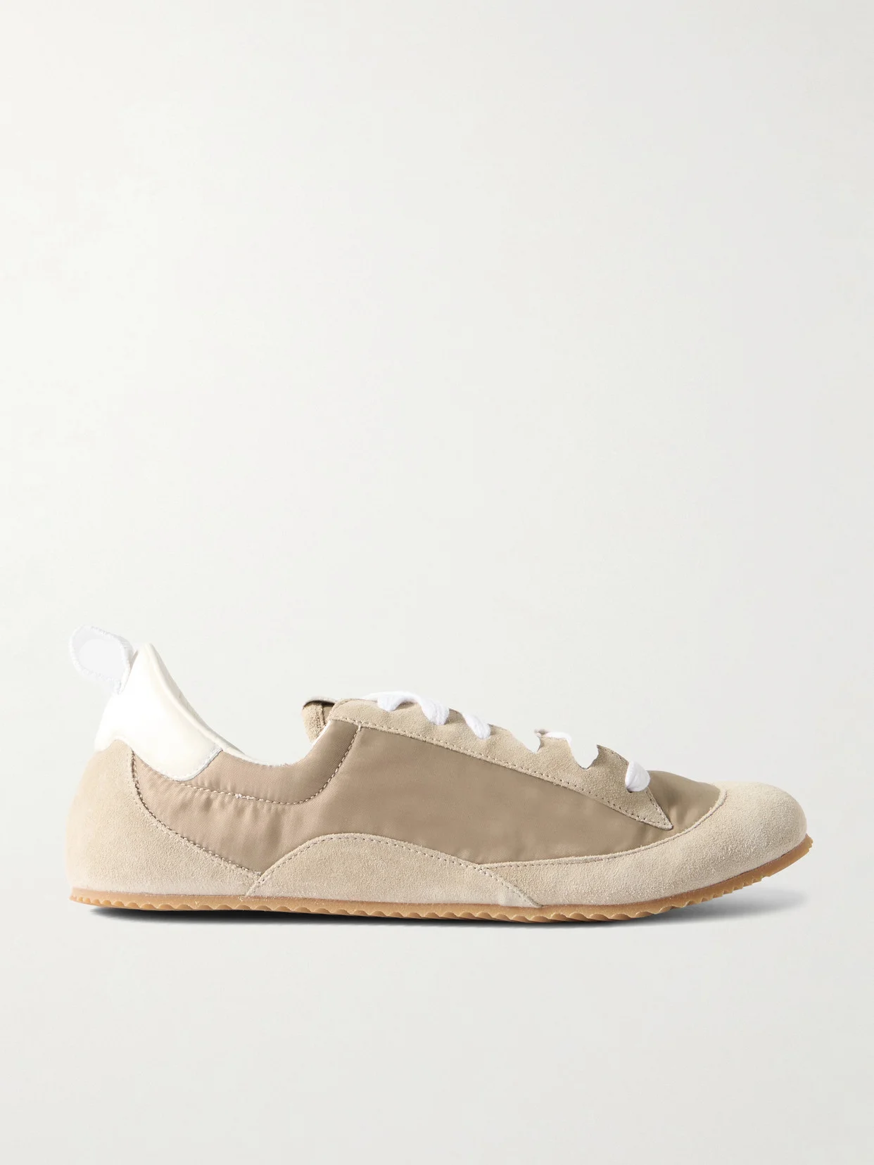 Sacchetto Leather And Suede-trimmed Shell Sneakers - 1