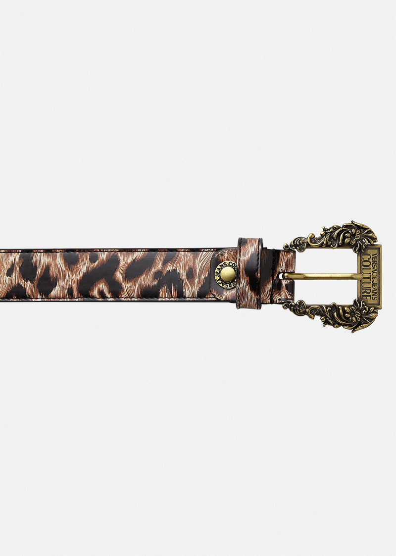 VERSACE JEANS COUTURE Couture1 Leopard Belt outlook