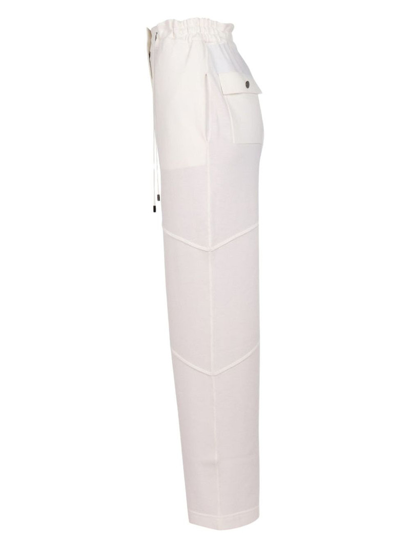 drawstring panelled trousers 4