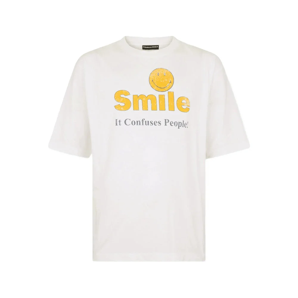 Dsquared2 White T-Shirts & Vests - T-Shirts Men - 1