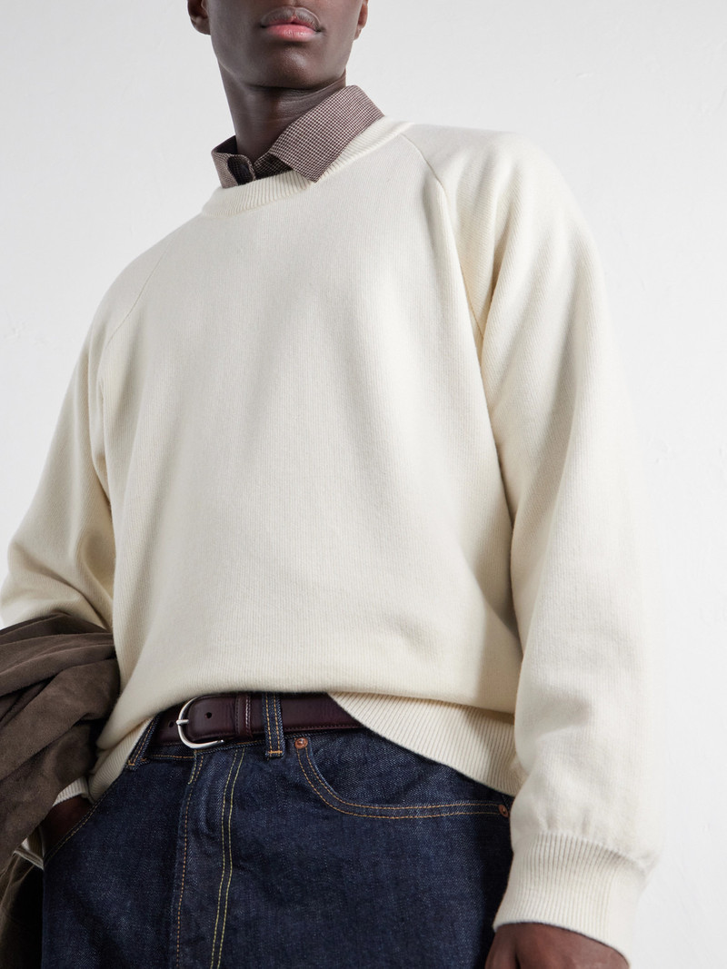 Cotton and Wool-Blend Sweater 5