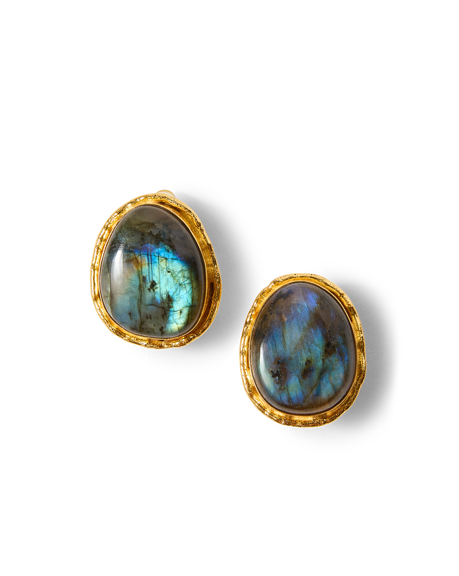 MACAROON LABRADORITE EARRING - 5