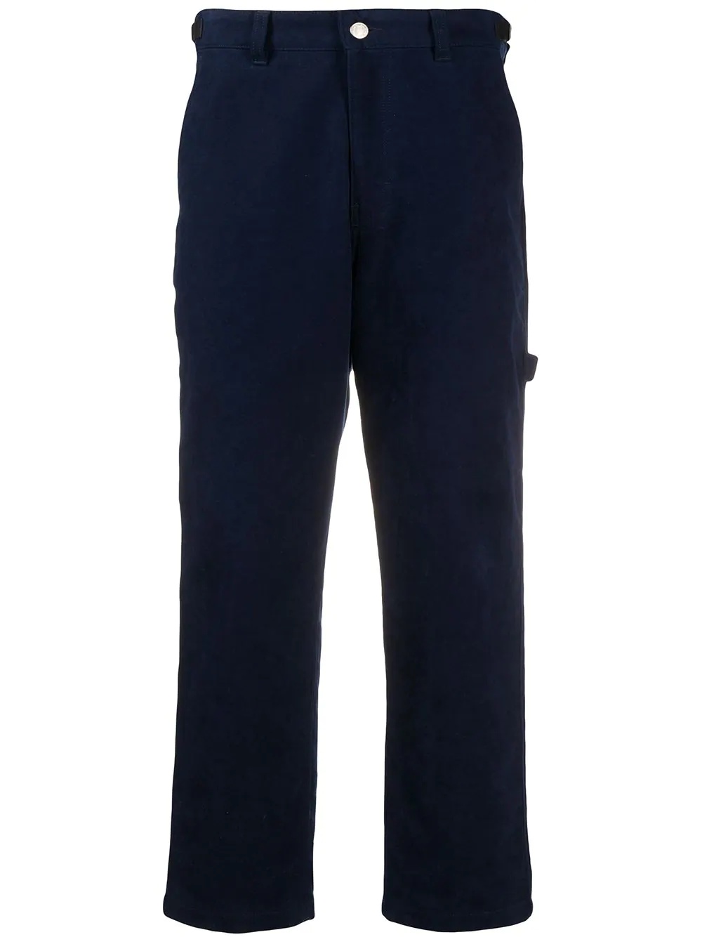 straight fit worker trousers - 1