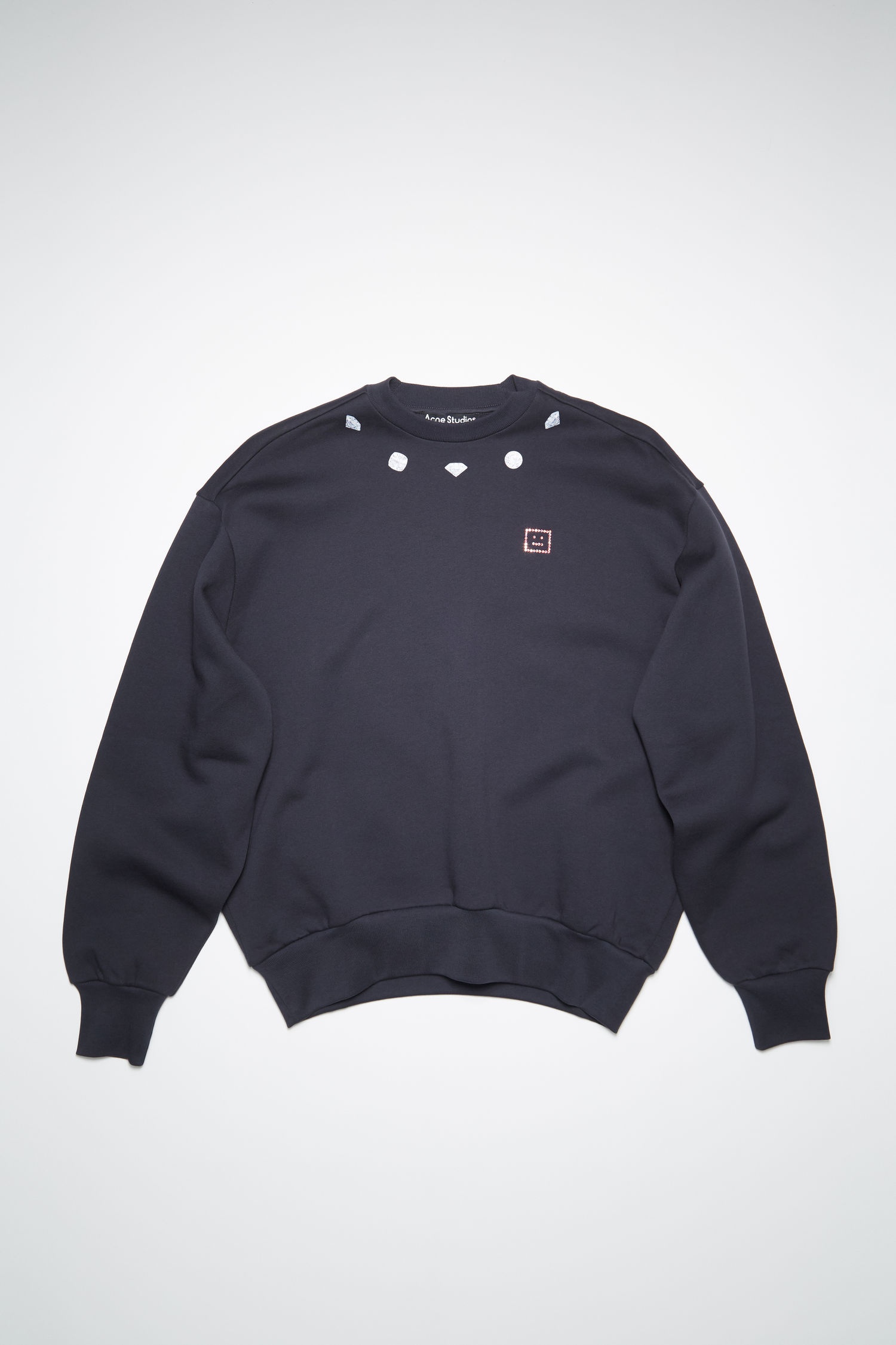 Relaxed sweatshirt - Navy - 1