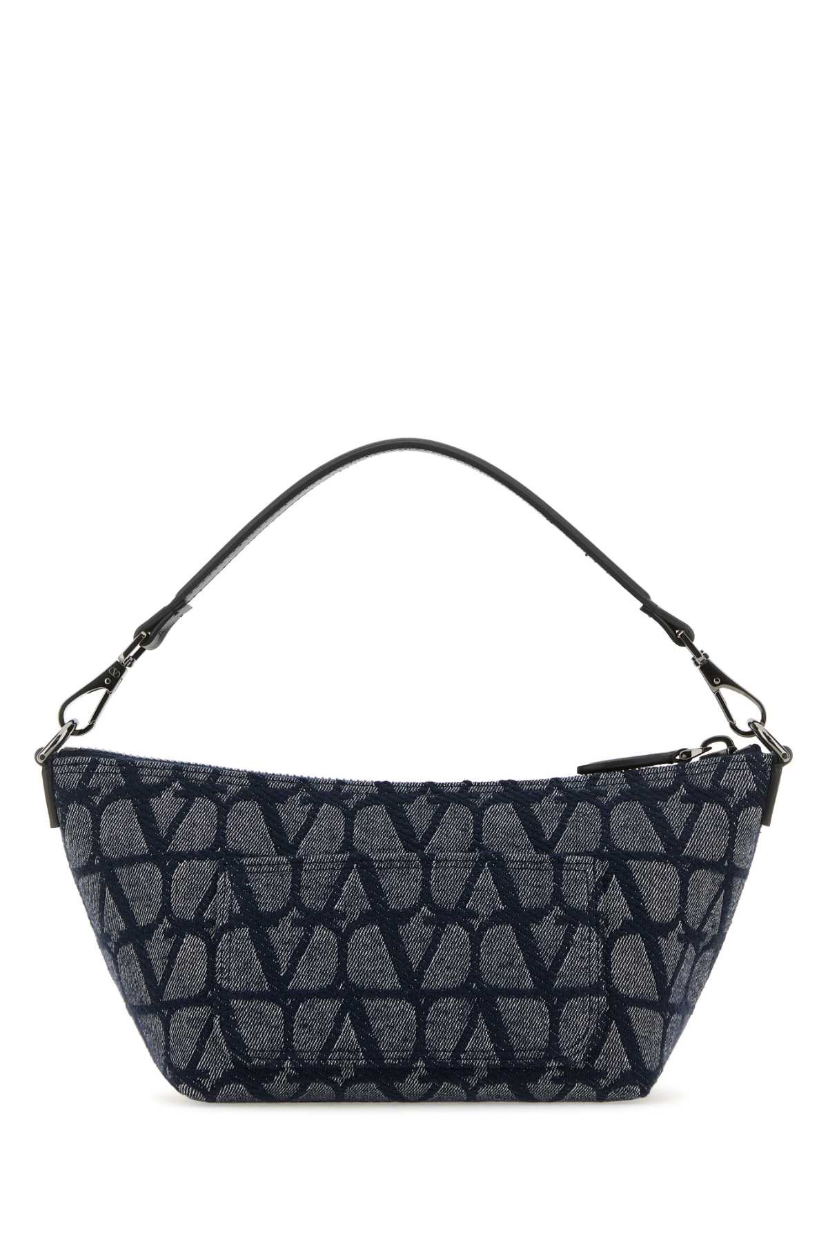 Valentino Garavani Men Blue Toile Iconographe Handbag - 3