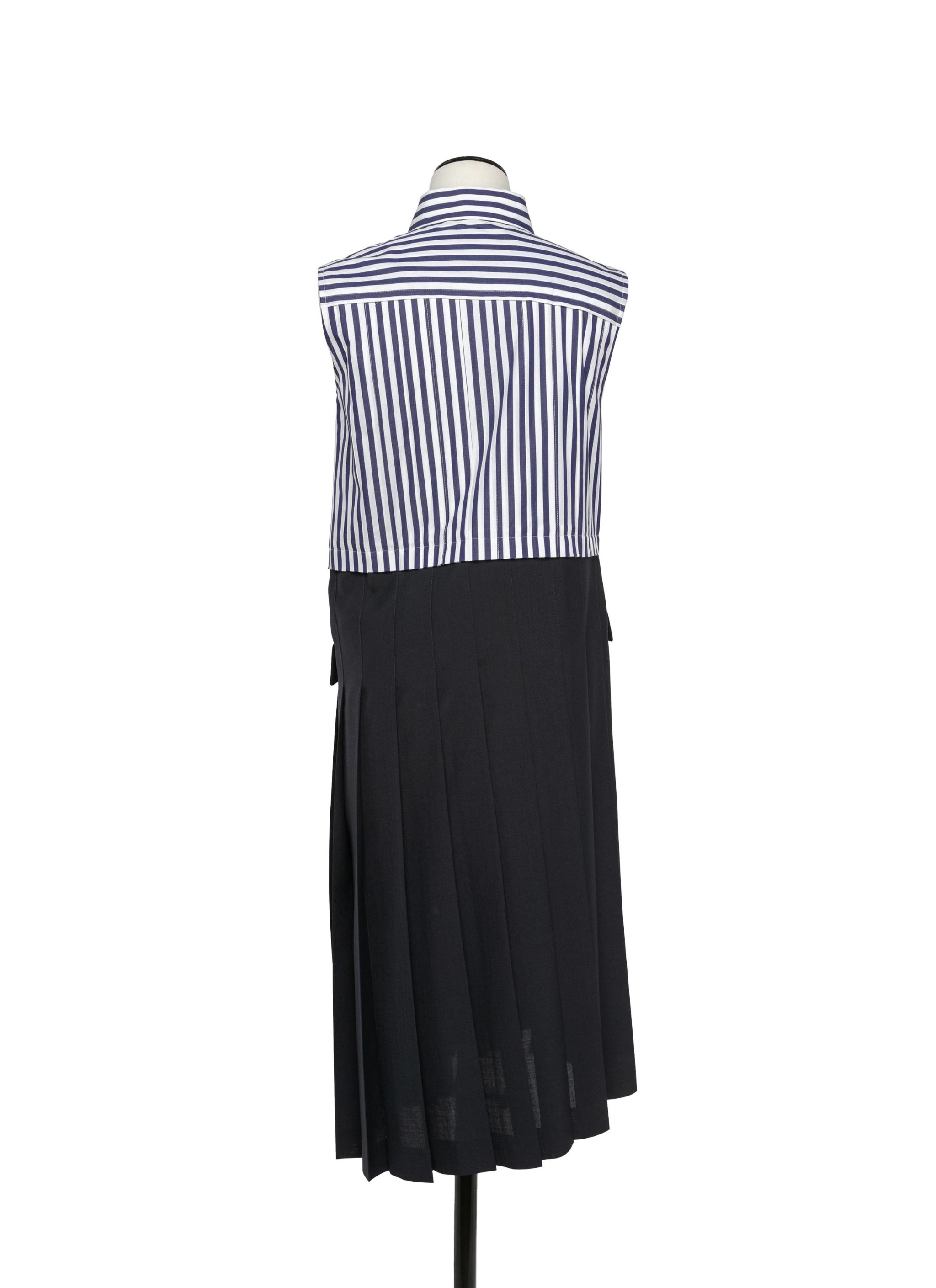 sacai Suiting x Cotton Poplin Dress | REVERSIBLE