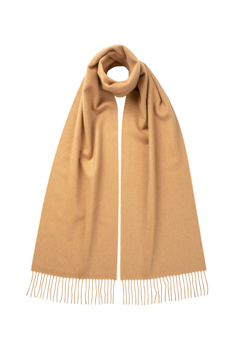 Camel Cashmere Scarf 1