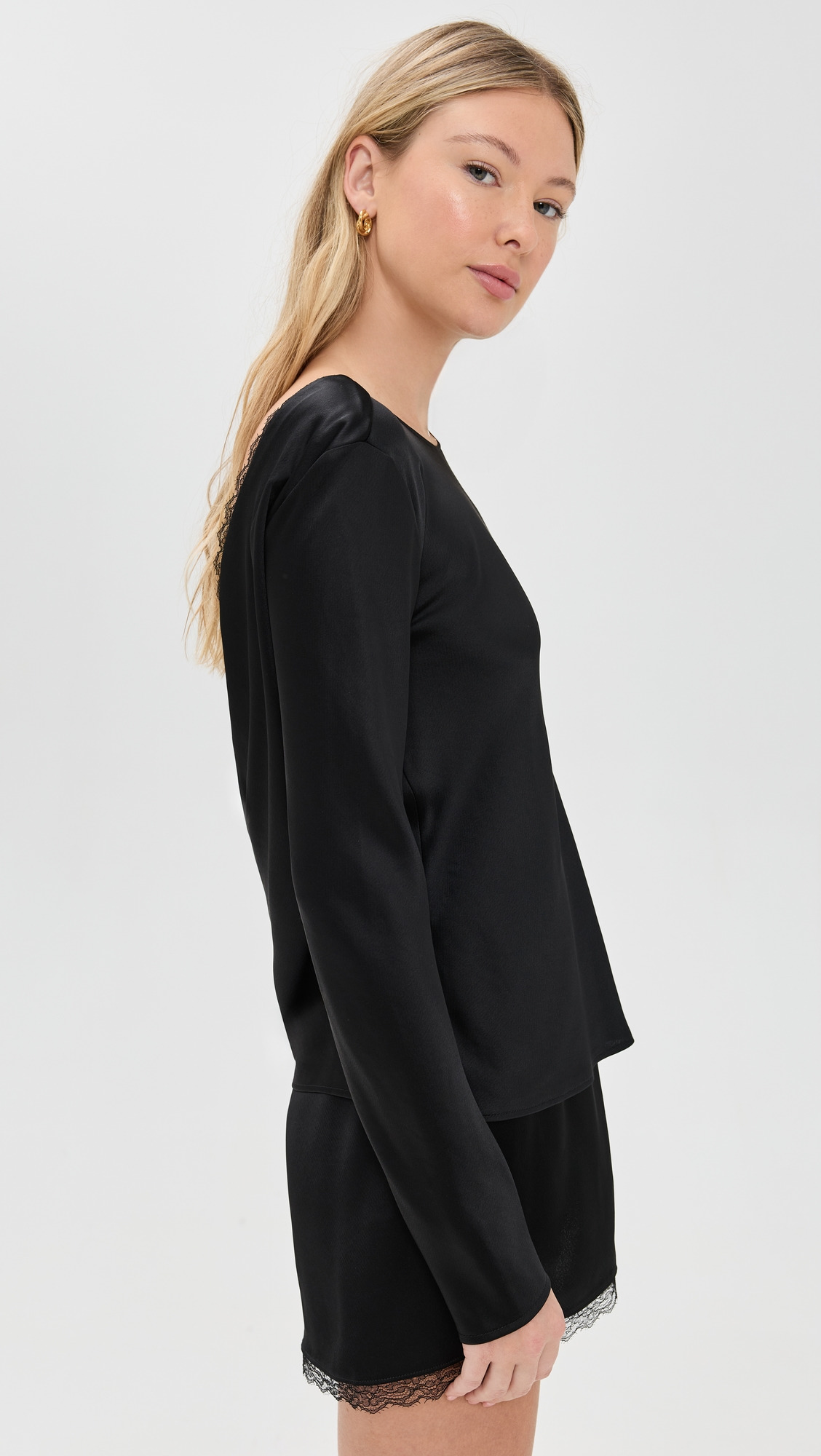 Barb Lace Low Back Top - 3