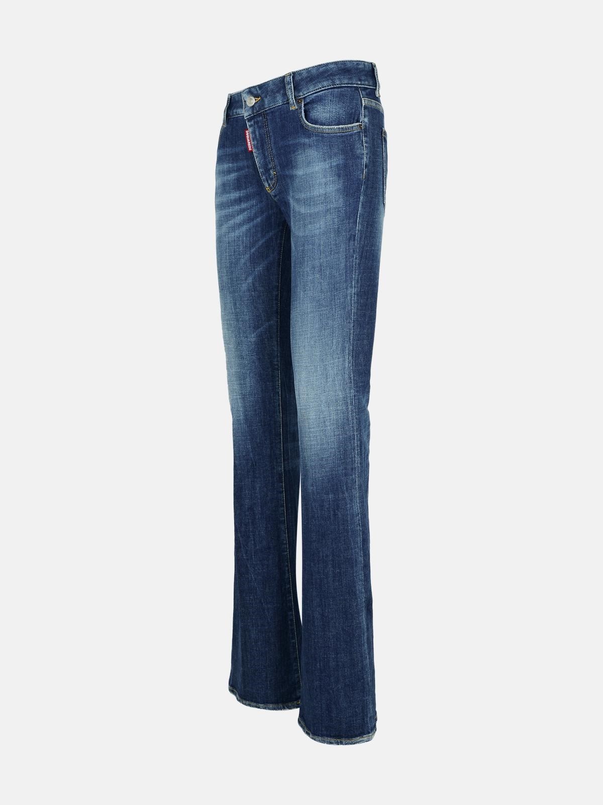 'FLARE' NAVY DENIM JEANS - 2