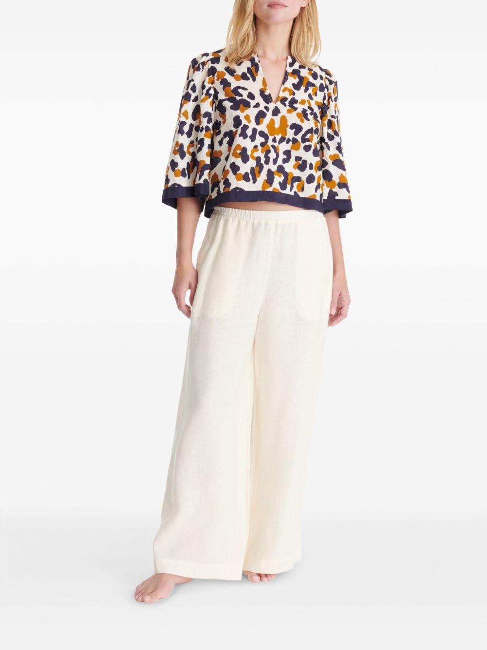 Select wide-leg trousers - 2
