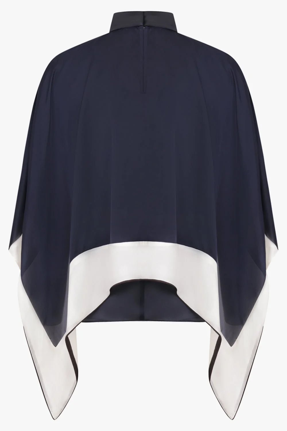 LAYER SCARF TOP | BROWN/ECRU - 1