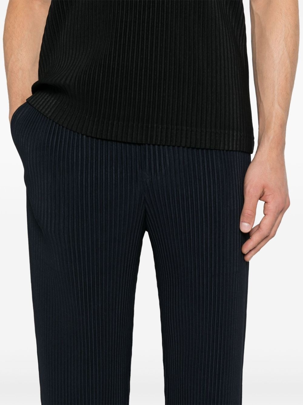 Basic slim-fit trousers - 5