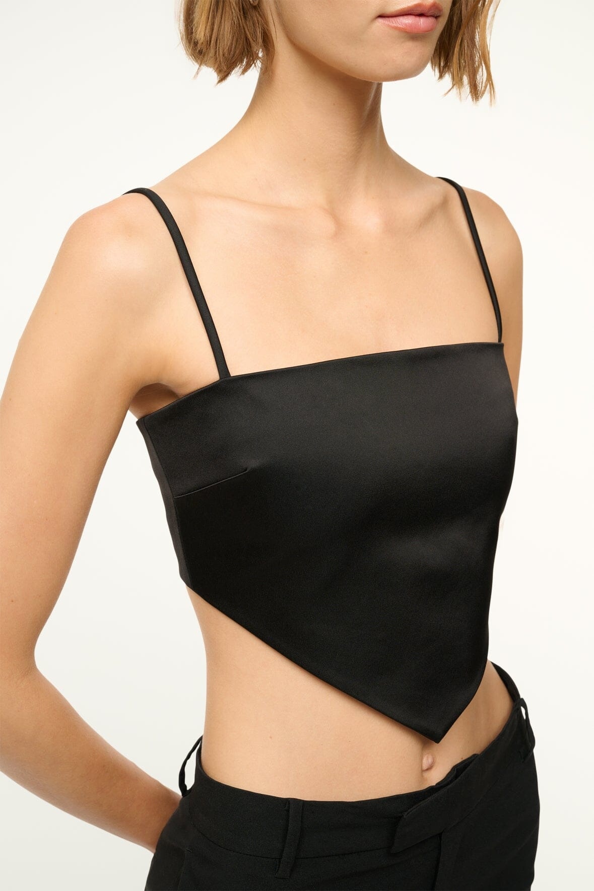 STAUD RUE TOP BLACK - 6
