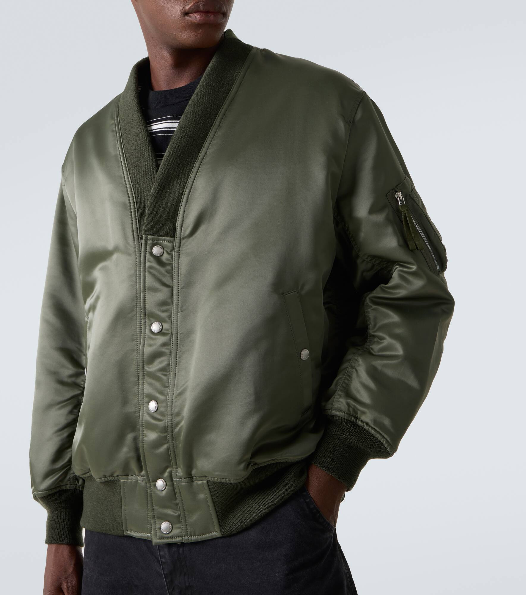 Twill bomber jacket - 5