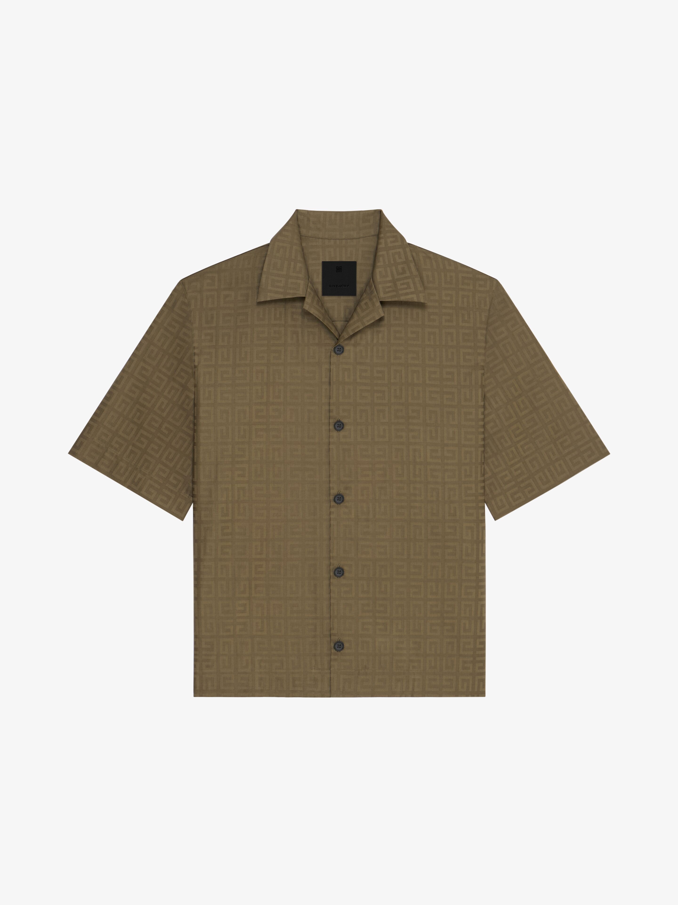 BOXY FIT HAWAIIAN SHIRT IN 4G POPLIN - 1
