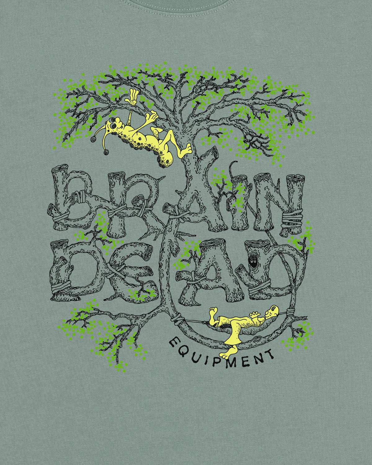 Brain Dead Equipment Treetops T-shirt - Seafoam - 2