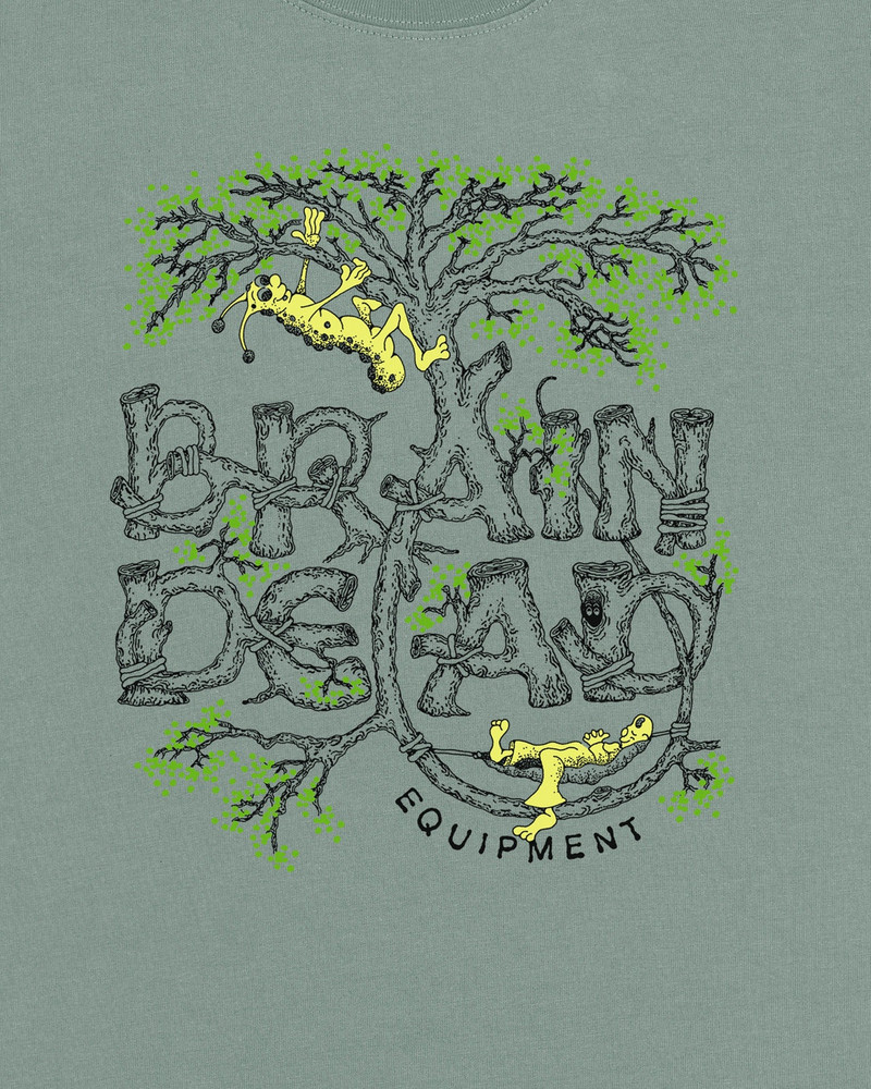 BRAIN DEAD Brain Dead Equipment Treetops T-shirt - Seafoam outlook