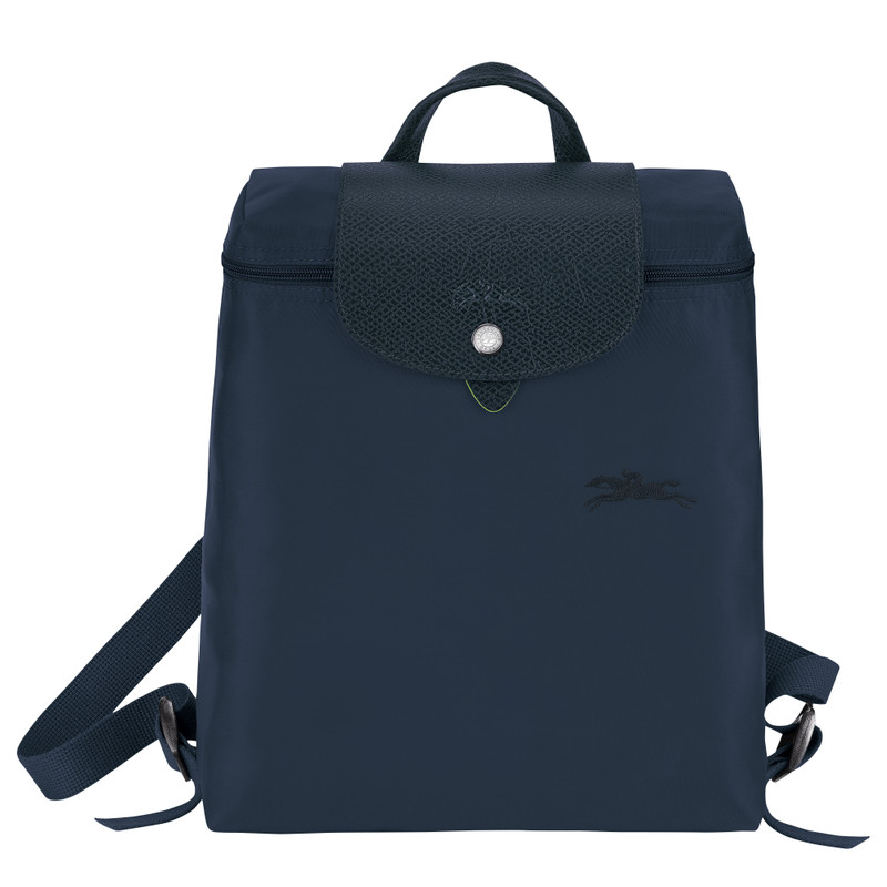 Le Pliage Green Backpack Navy - Recycled canvas 1