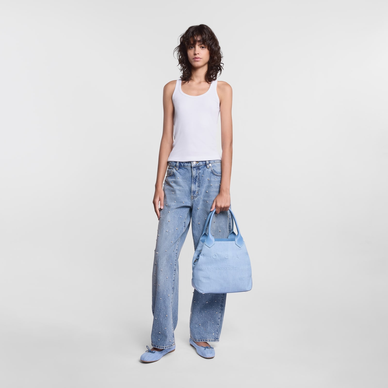 Hogan Script Shopping Bag Medium - 7