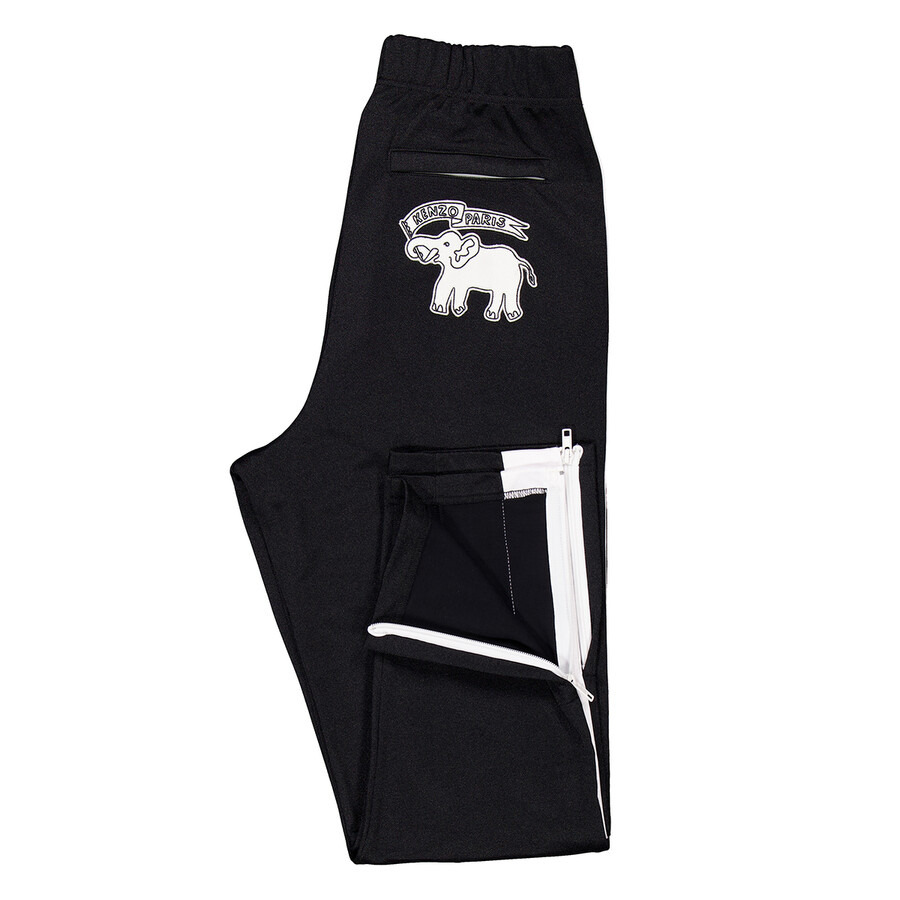 Kenzo Applique Logo Tapered Leg Pants - 7