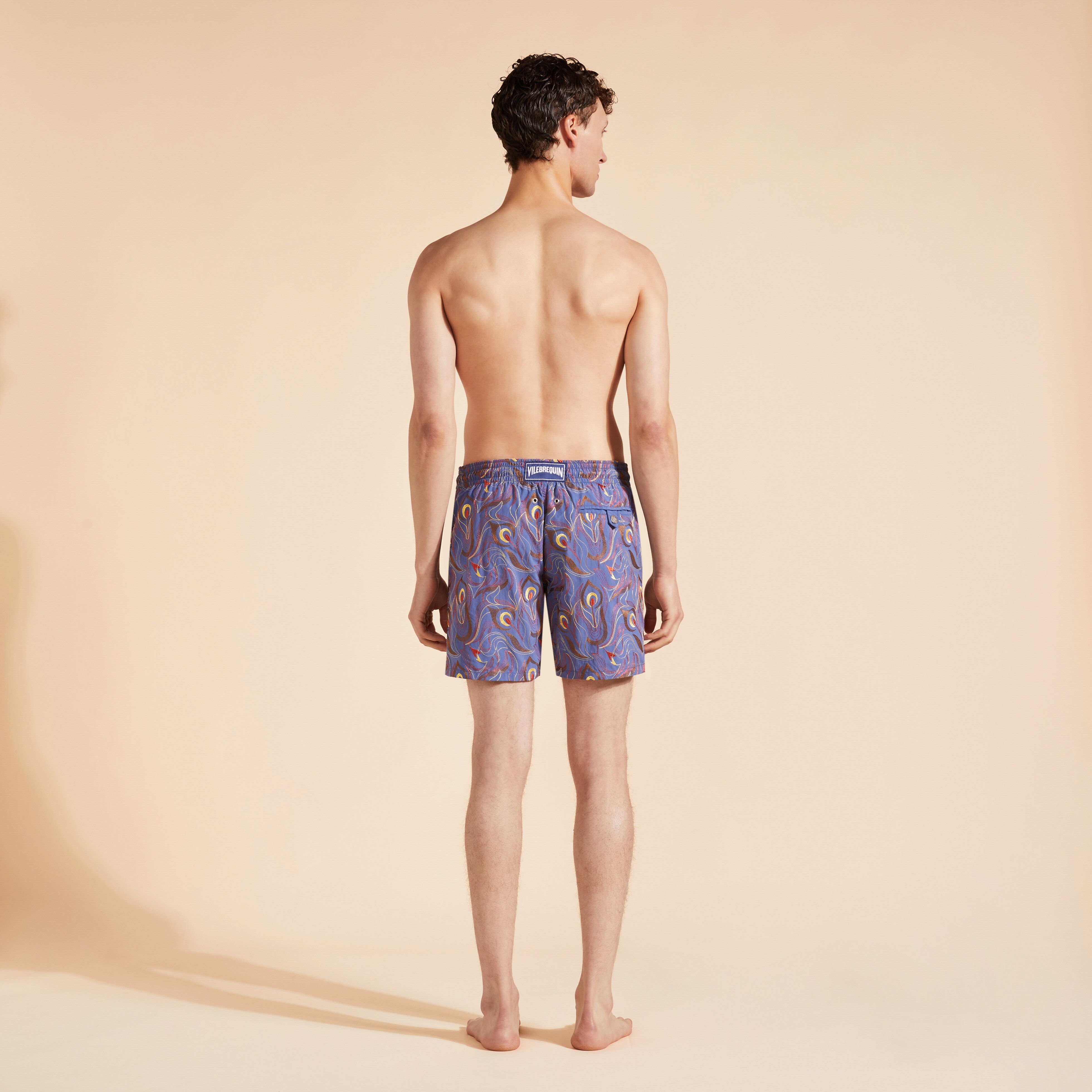 Men Swim Trunks Embroidered Camo Flowers - Limited Edition - 4