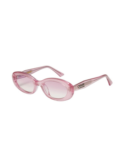 GENTLE MONSTER transparent-oval-frame sunglasses outlook
