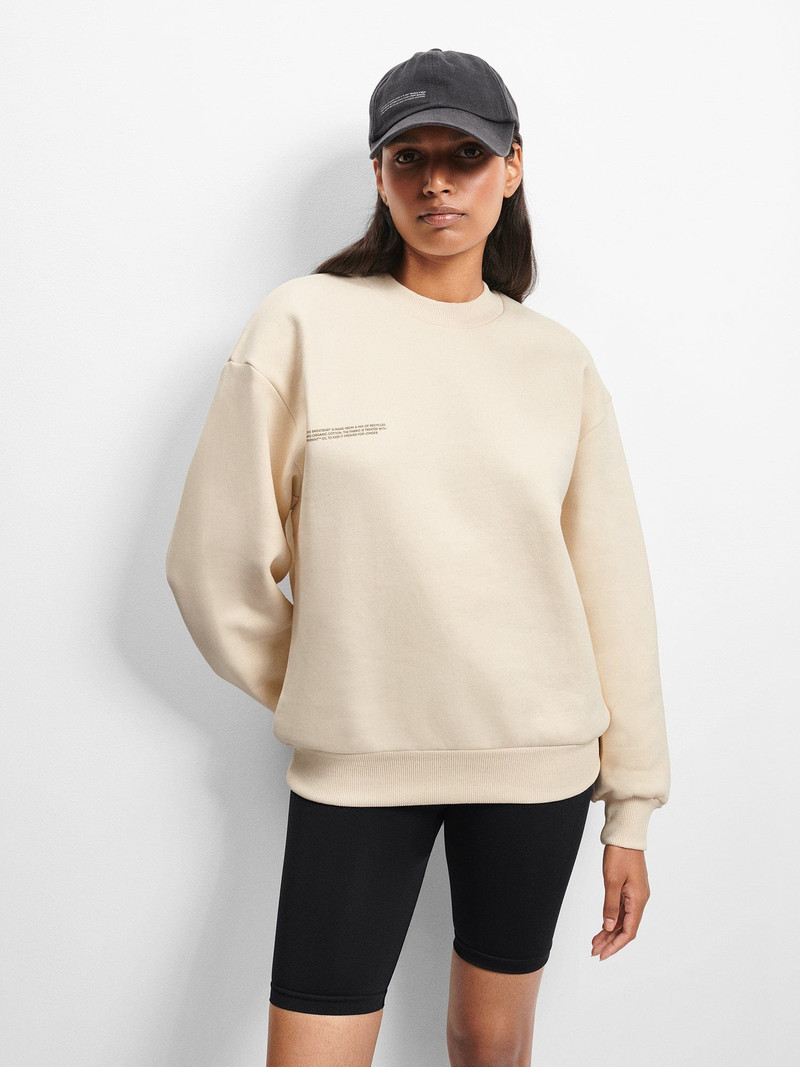 PANGAIA Womens DNA Sweatshirt - Undyed outlook