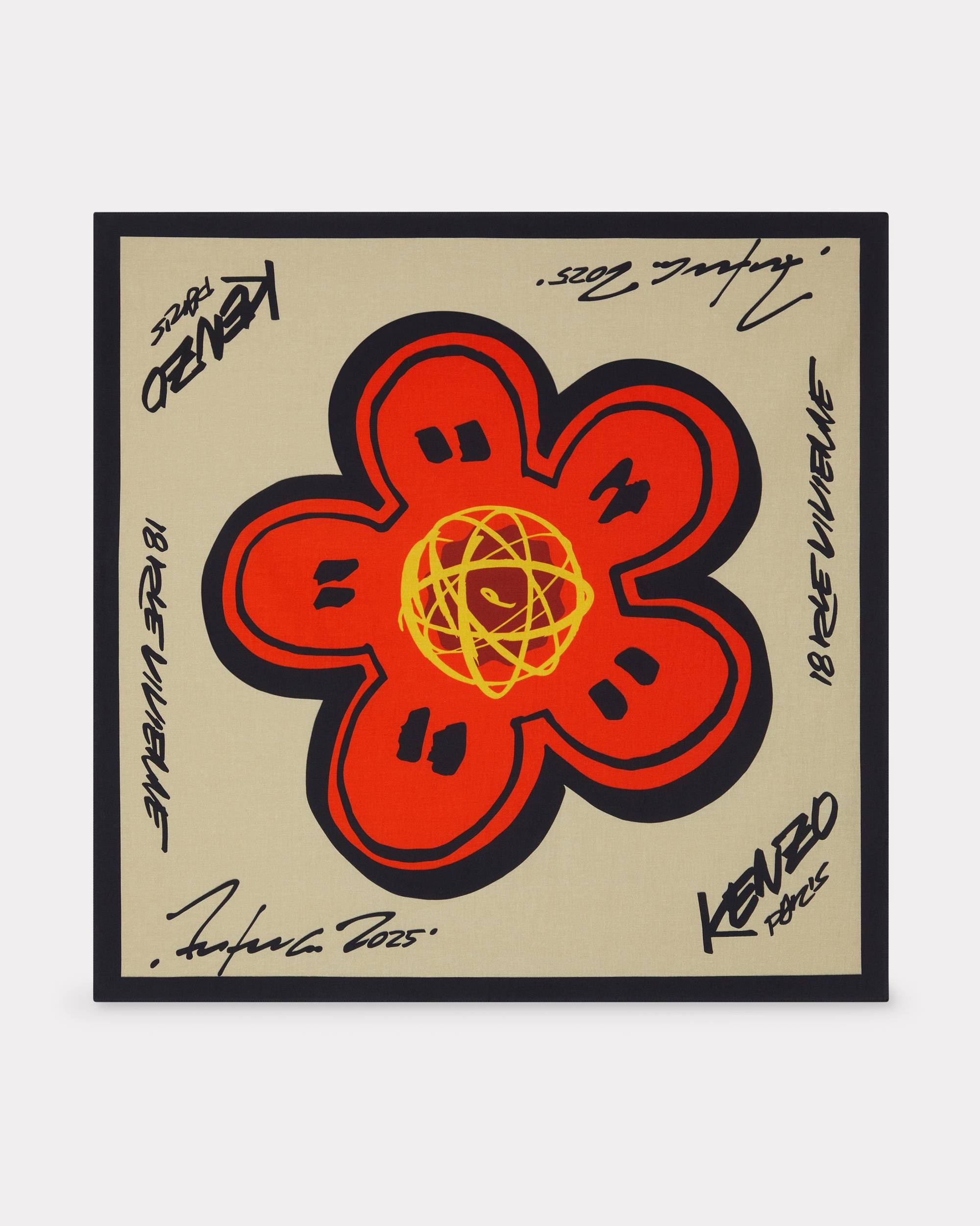 'Kenzo x Futura 2000' bandana in cotton - 1