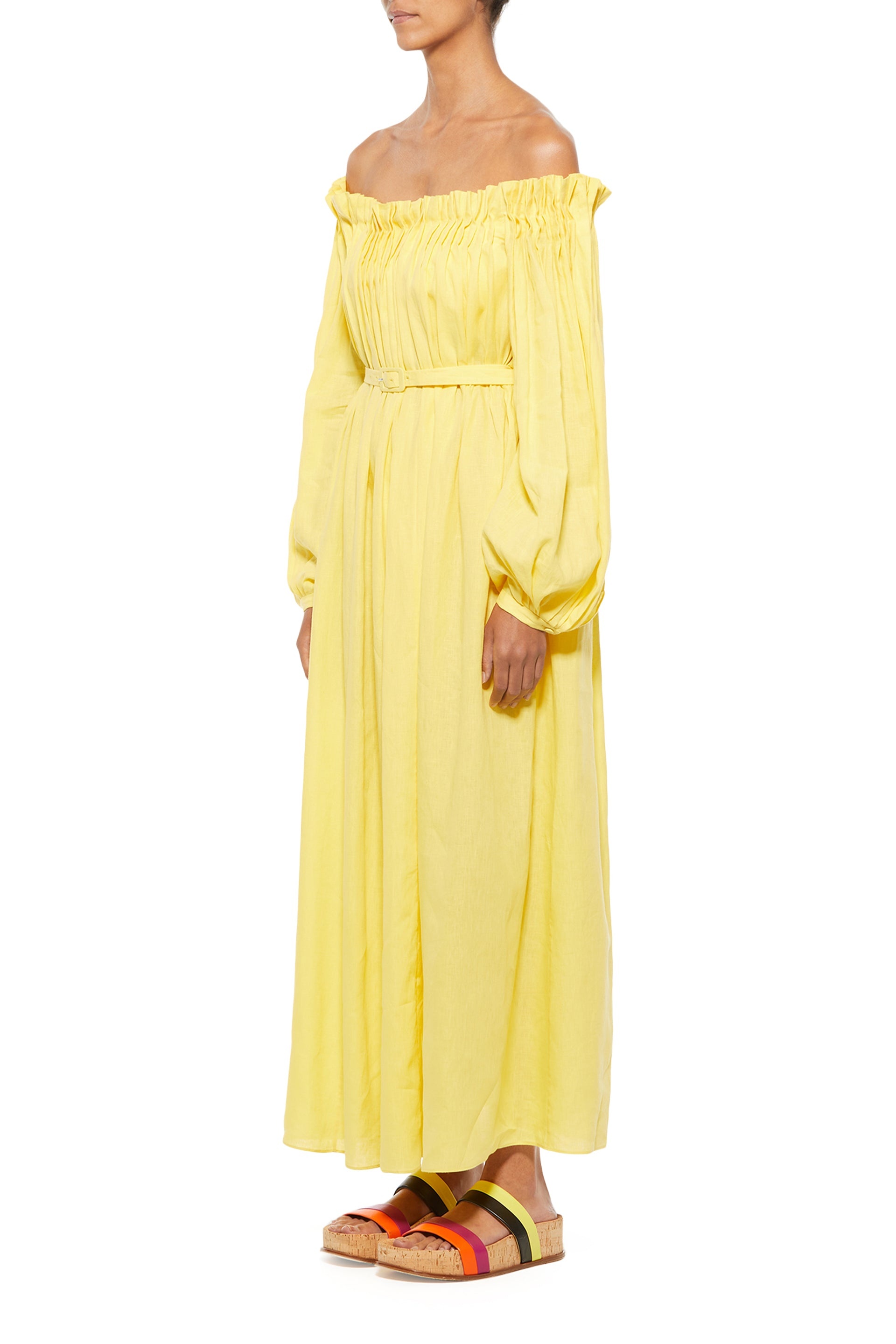 Martha Dress in Linen - 3