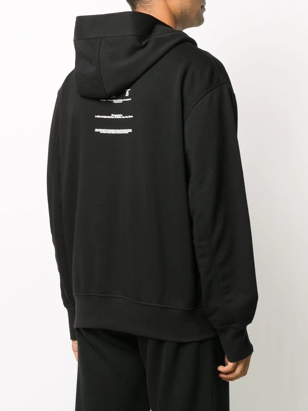 Universal logo-print hoodie - 4