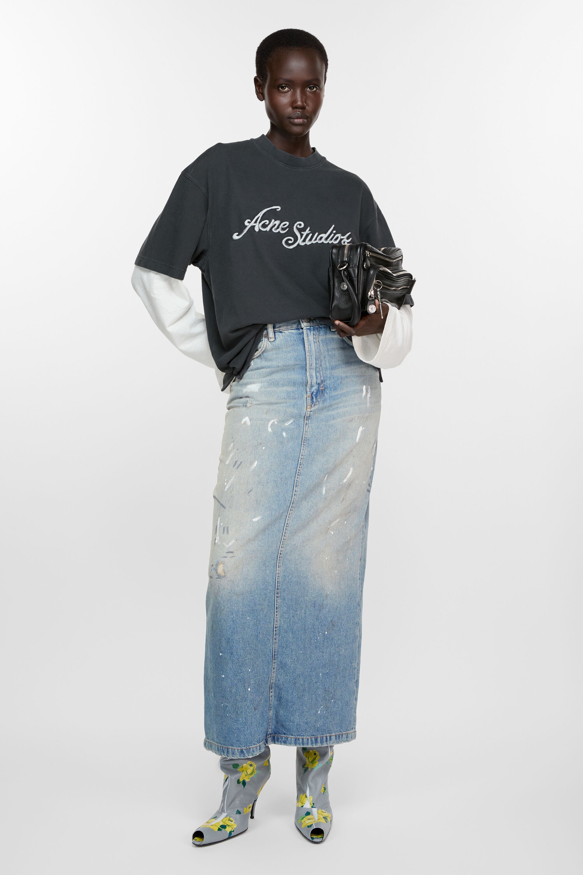 Denim skirt - Light blue - 4