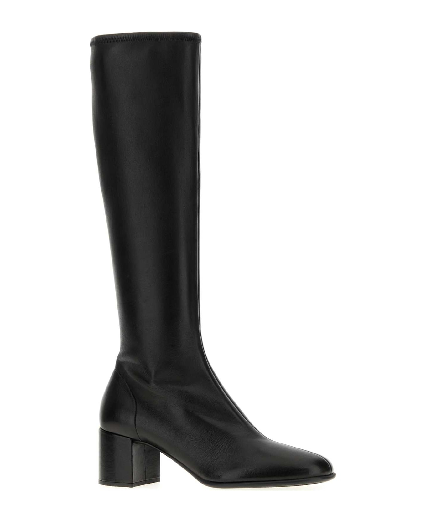 Black Nappa Boots - 2