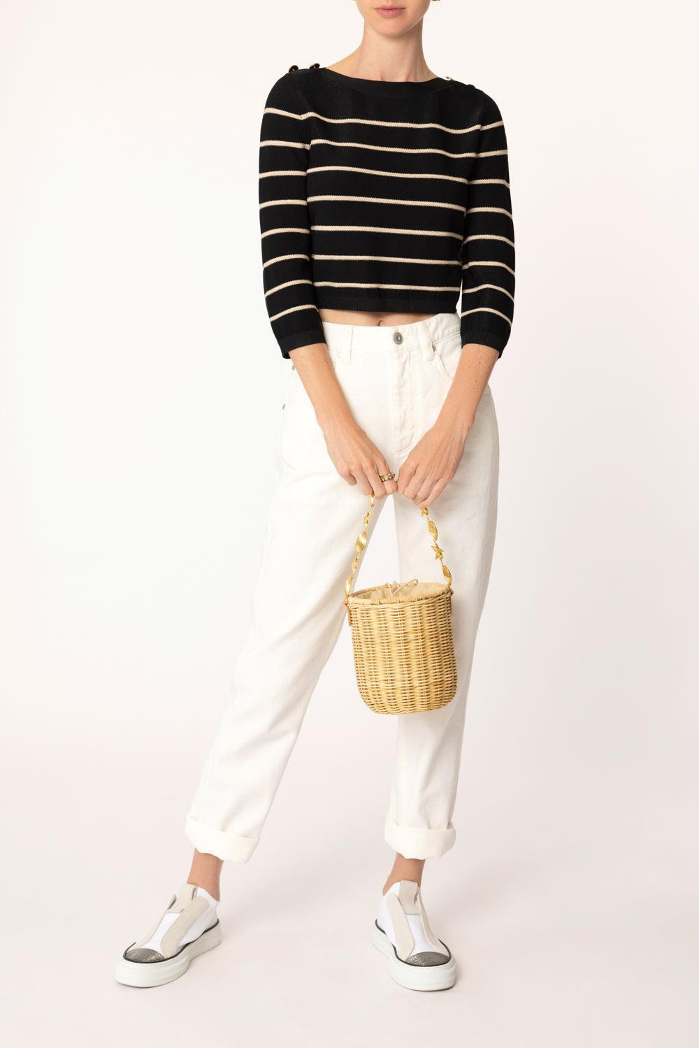 Crush Stripe Crop Top - 2