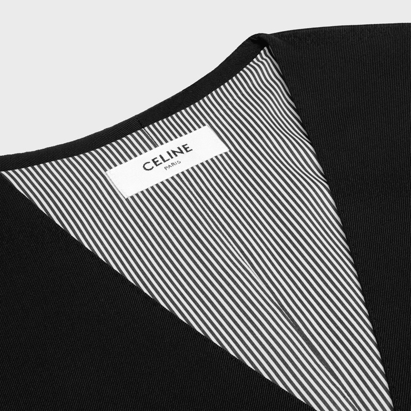 waistcoat in wool gabardine 3