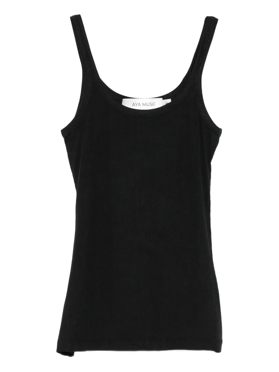 Aya Muse Ribbed Scoop Tank Clothing - 1