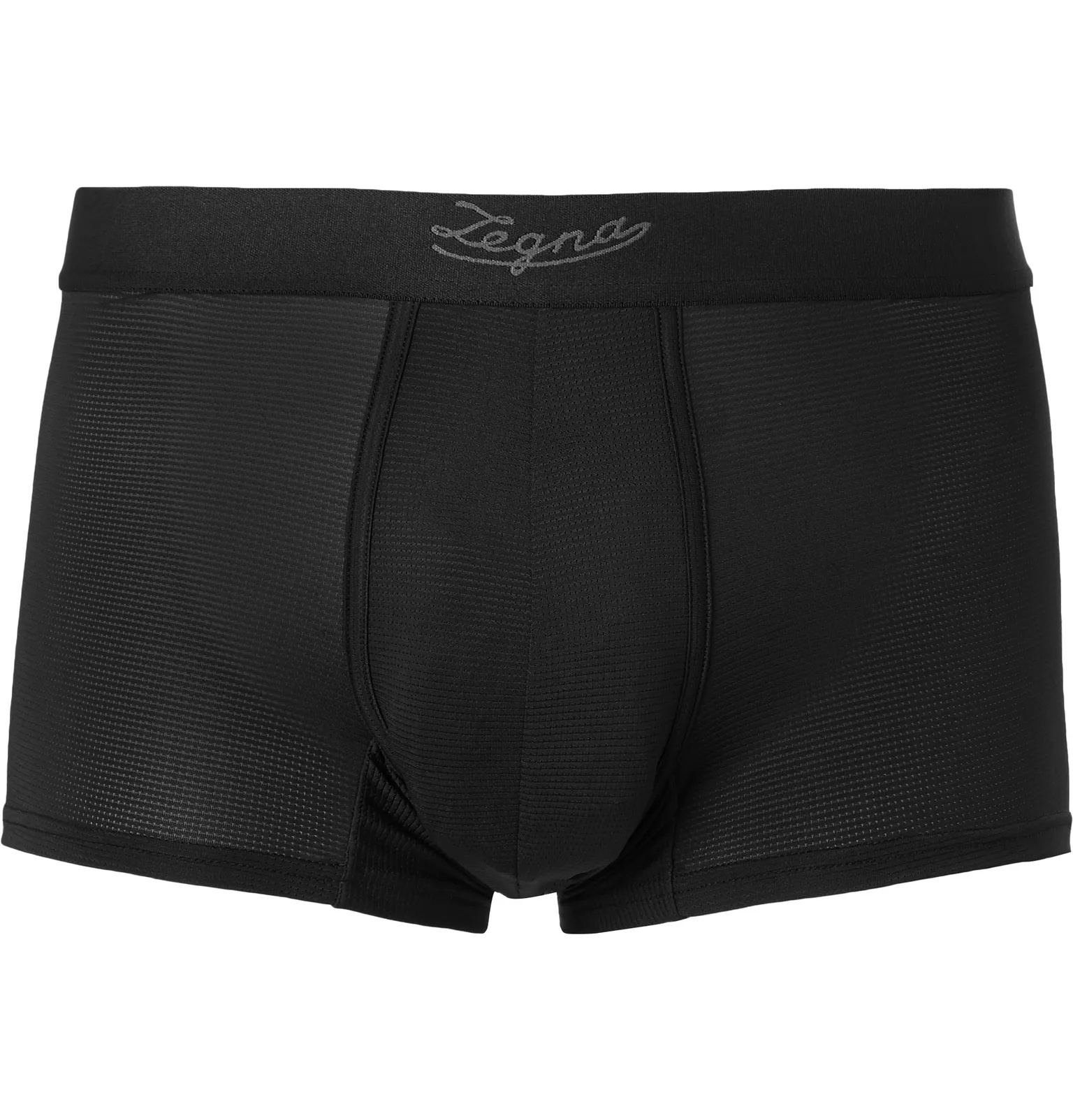 Stretch-Mesh Boxer Briefs - 1