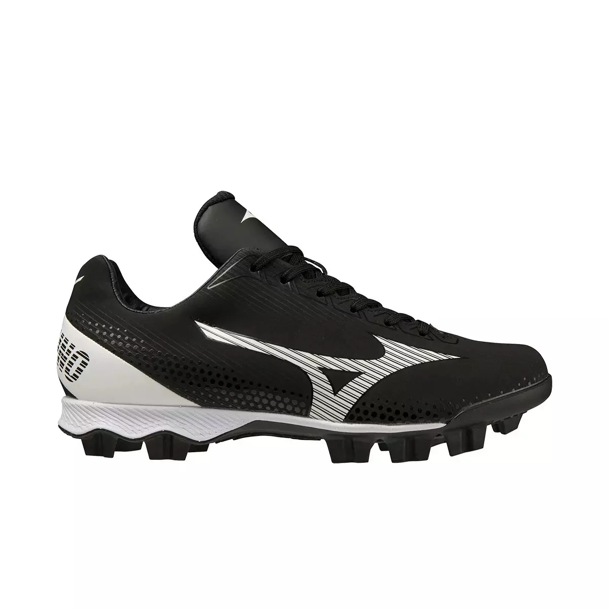 Wave Finch LightRevo TPU "Black/White" Women's Softball Cleat - 1