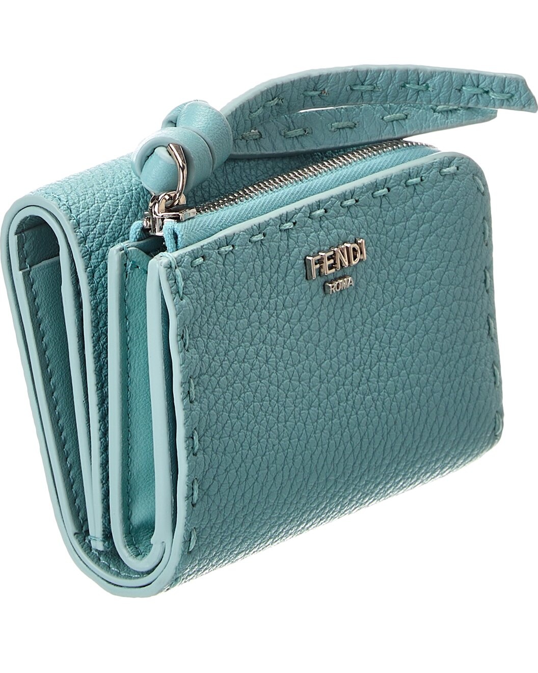FENDI Peekaboo Micro Leather Trifold Wallet - 3