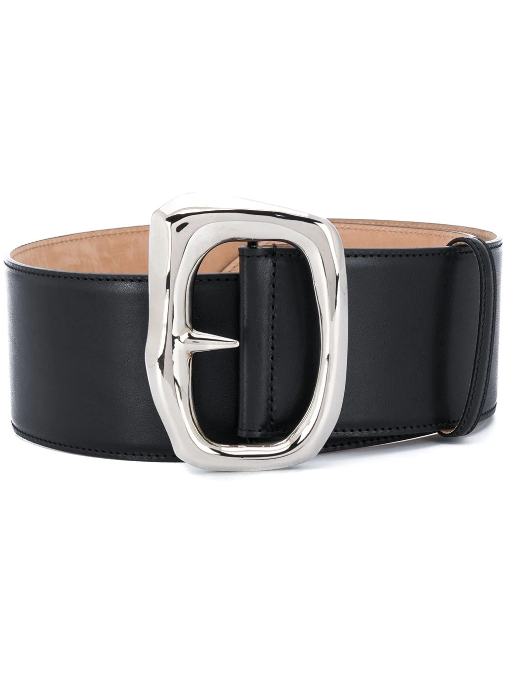 chunky buckle belt - 1