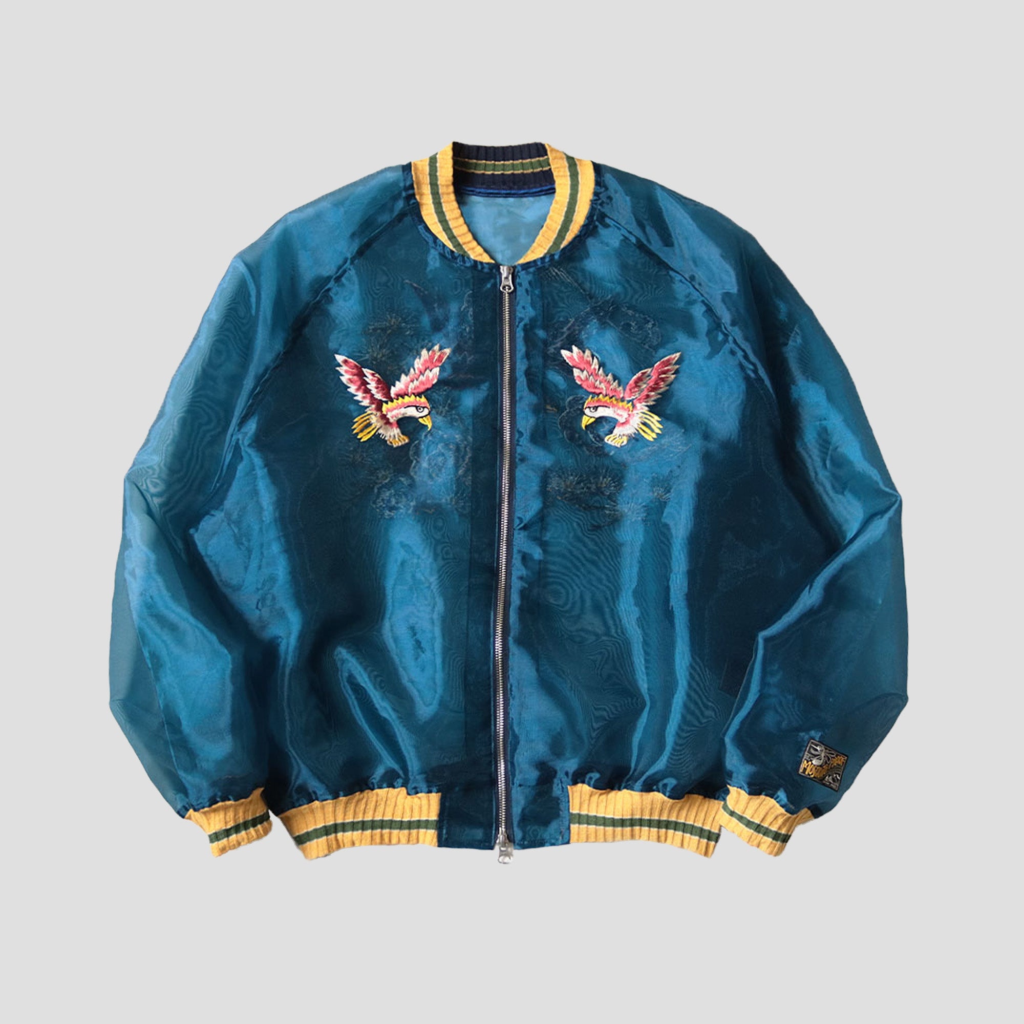 SEE-THROUGH PEARL SOUVENIR JACKET (EAGLE) - 1